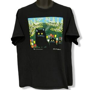Vintage 00s Maud Lewis Art T-Shirt